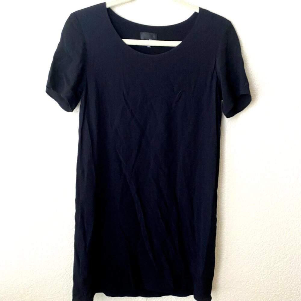 Wilfred Free Womens Short Sleeve Black Dress Size XS G4